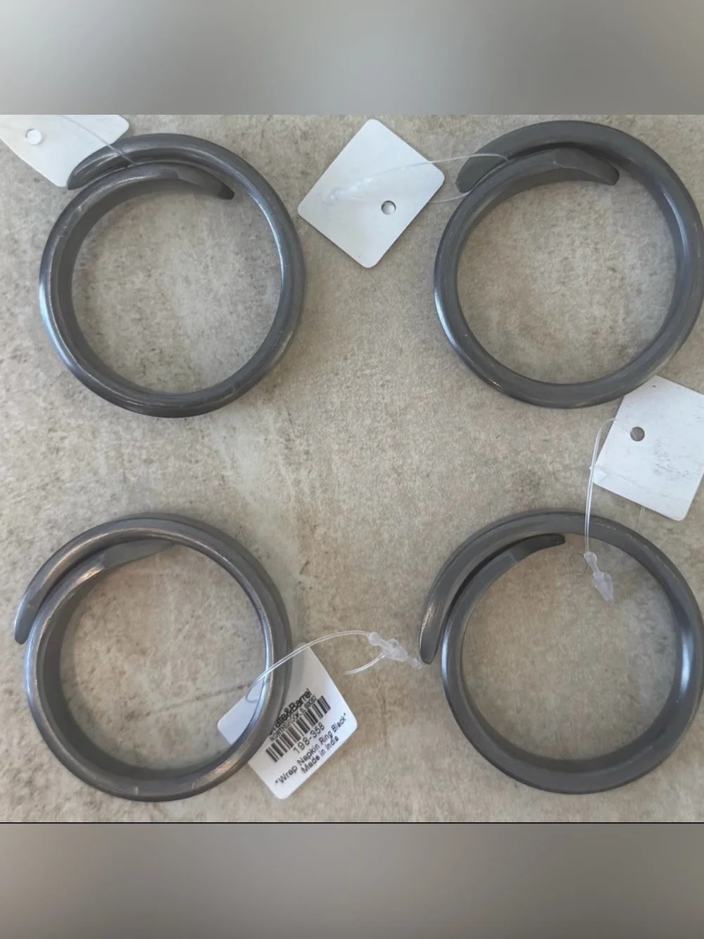 Crate and Barrel Wrap napkin rings